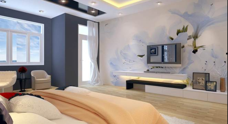 decor phong ngu sang tao