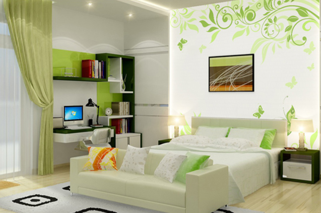 decor phong ngu hai hoa