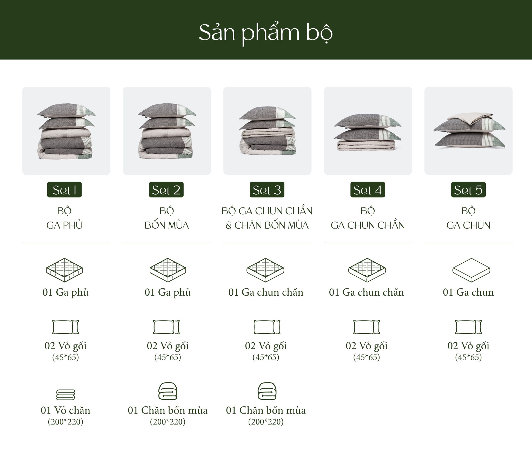 Mô tả bộ chăn ga EPM25043