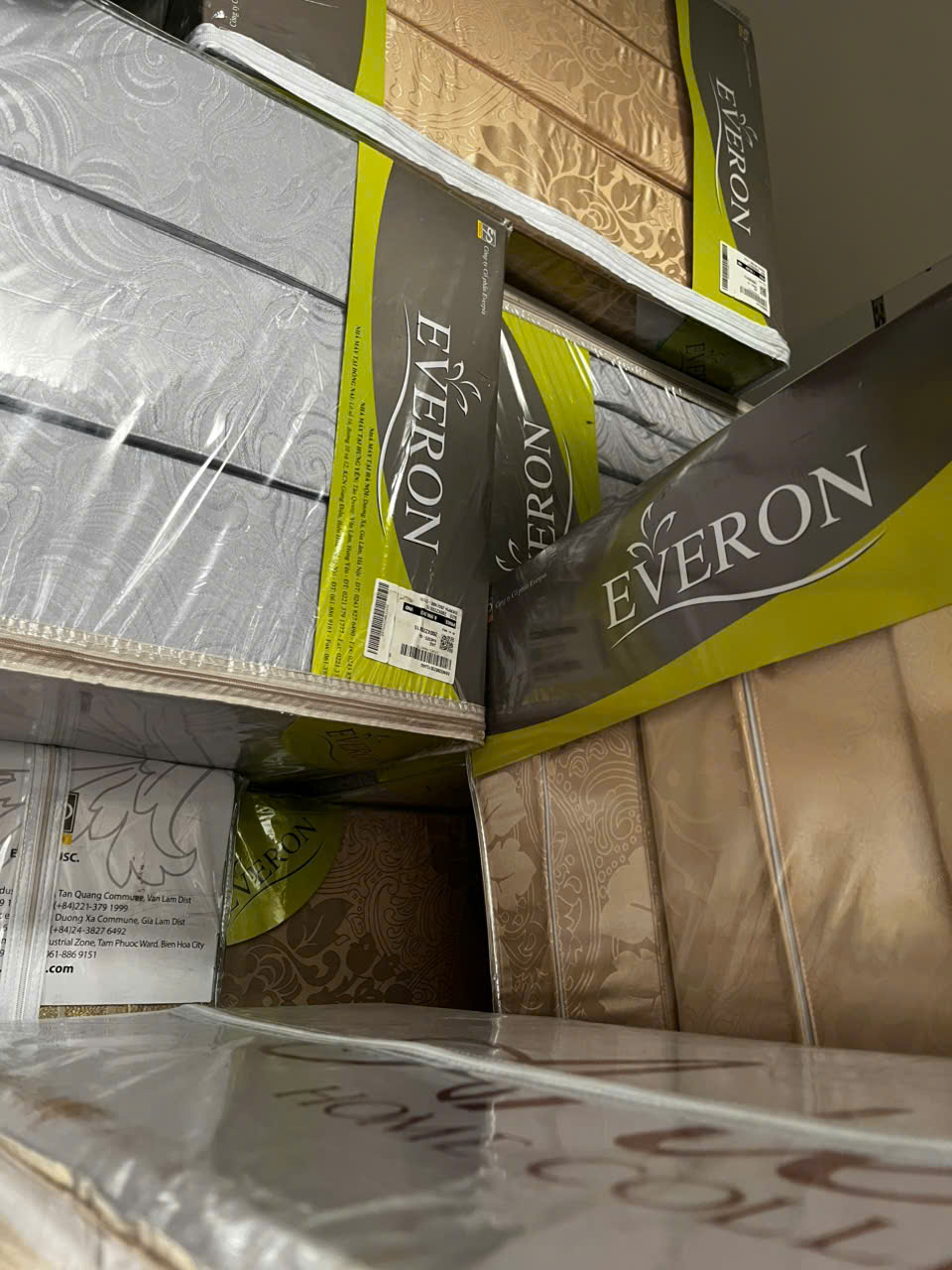 Đệm bông ép Everon dày 15- 18cm