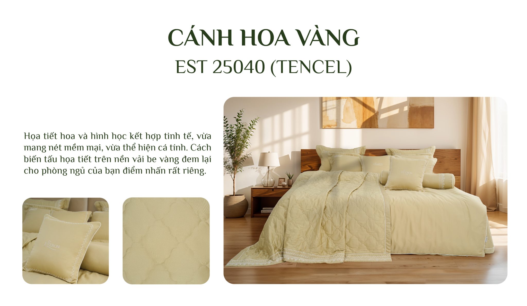 Mô tả bộ chăn ga EST25040