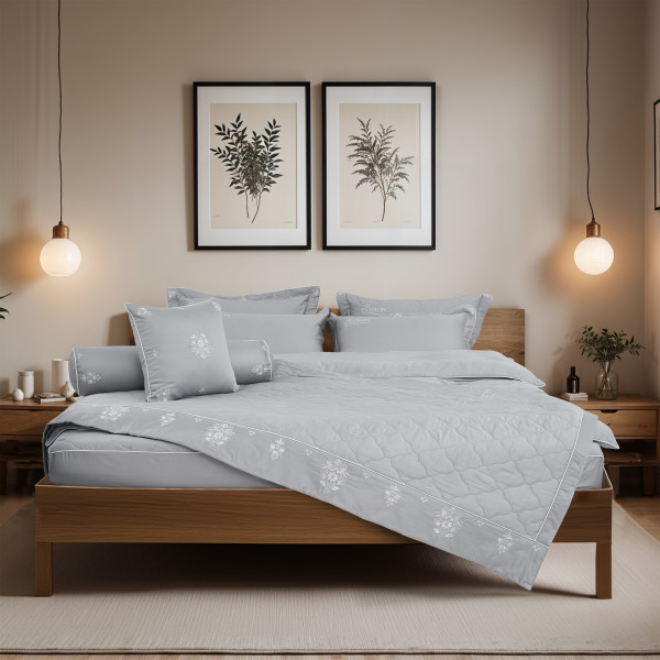 Bộ ga chun chần, chăn 4 mùa EST25024