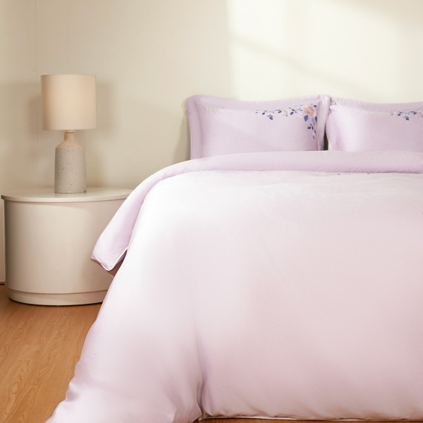 Bộ chăn ga gối Everon tông mầu nhẹ nhàng