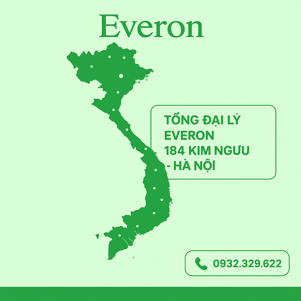 Đại lý Everon trải dài khắp Việt Nam