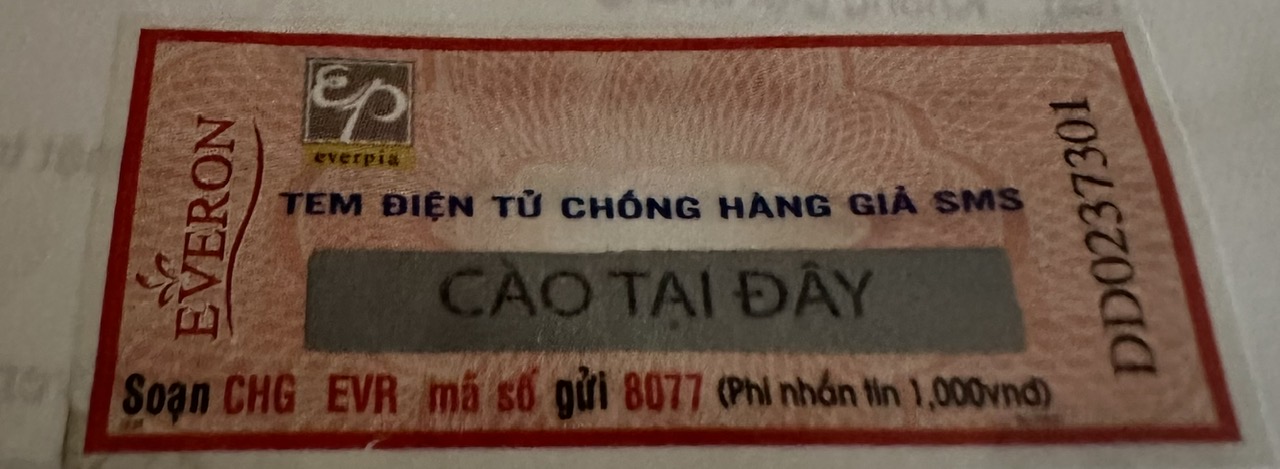 Tem điện tử chống hàng giả 4.0